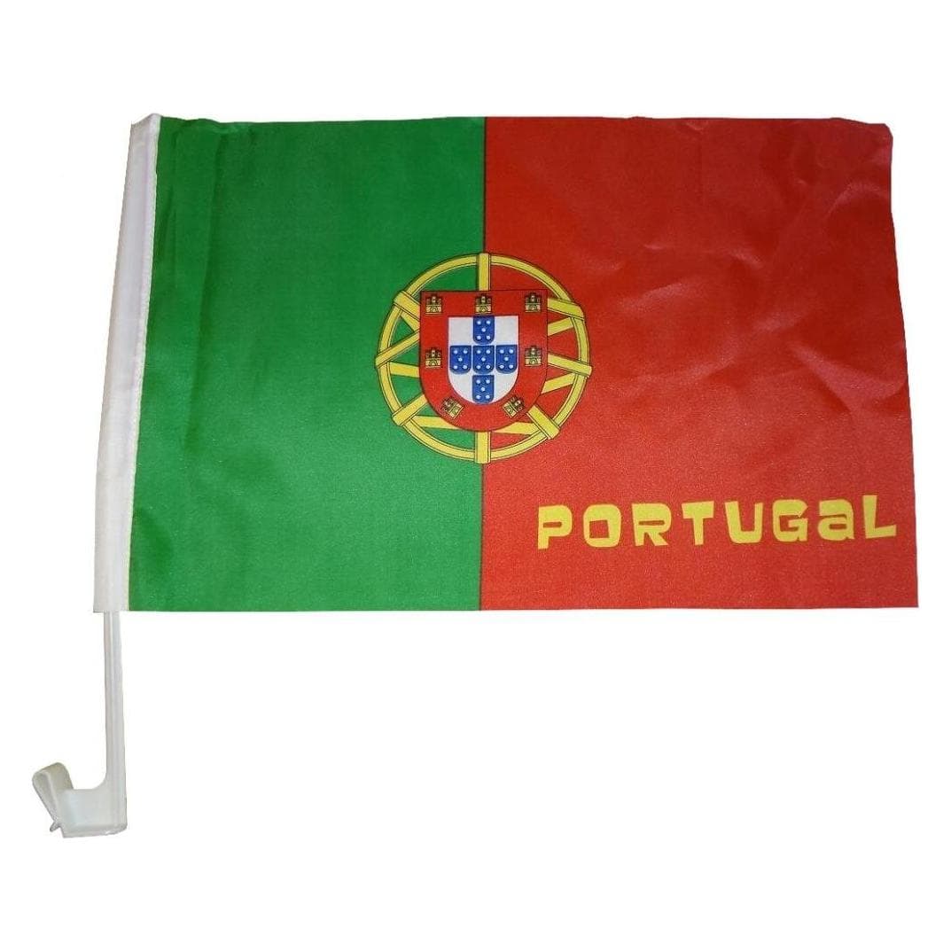 trends4cents, Vlaggen, Autovlag Portugal 30 x 40 cm Autovlag Raamvlag Waaiervlag (30 x 40 cm)