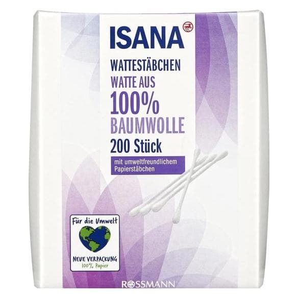 Isana, Wattenstaafjes + katoen, Wattenstaafjes
