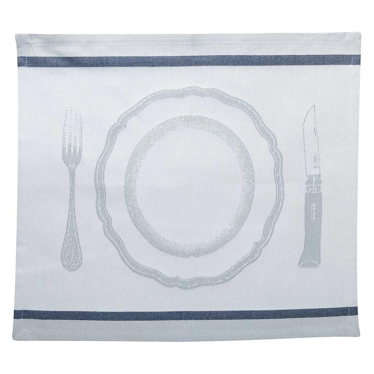 Opinel, Placemats, Placemat, lichtgekleurd, jacquardpatroon (1 Pcs., 50 x 40 cm)