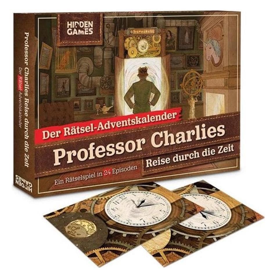 Hidden Games Professor Charlie's reis door de tijd - escape game (Duits, 1 - 6 Spelers)