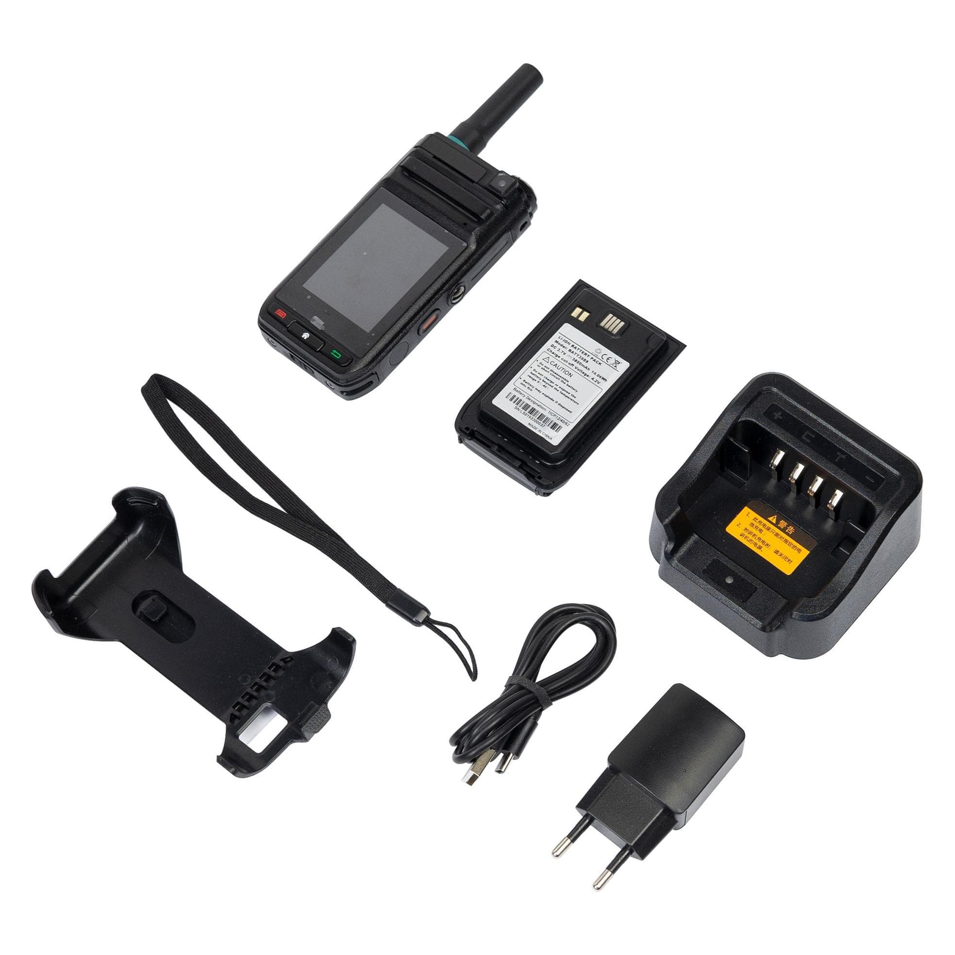 PNI Tragbares Radio 3588S, GSM 4G, Dual-Kamera, 2,4-Zoll-Farbbildschirm, Li-Ion 3800 mAh, IP68, Walkie Talkie, Schwarz