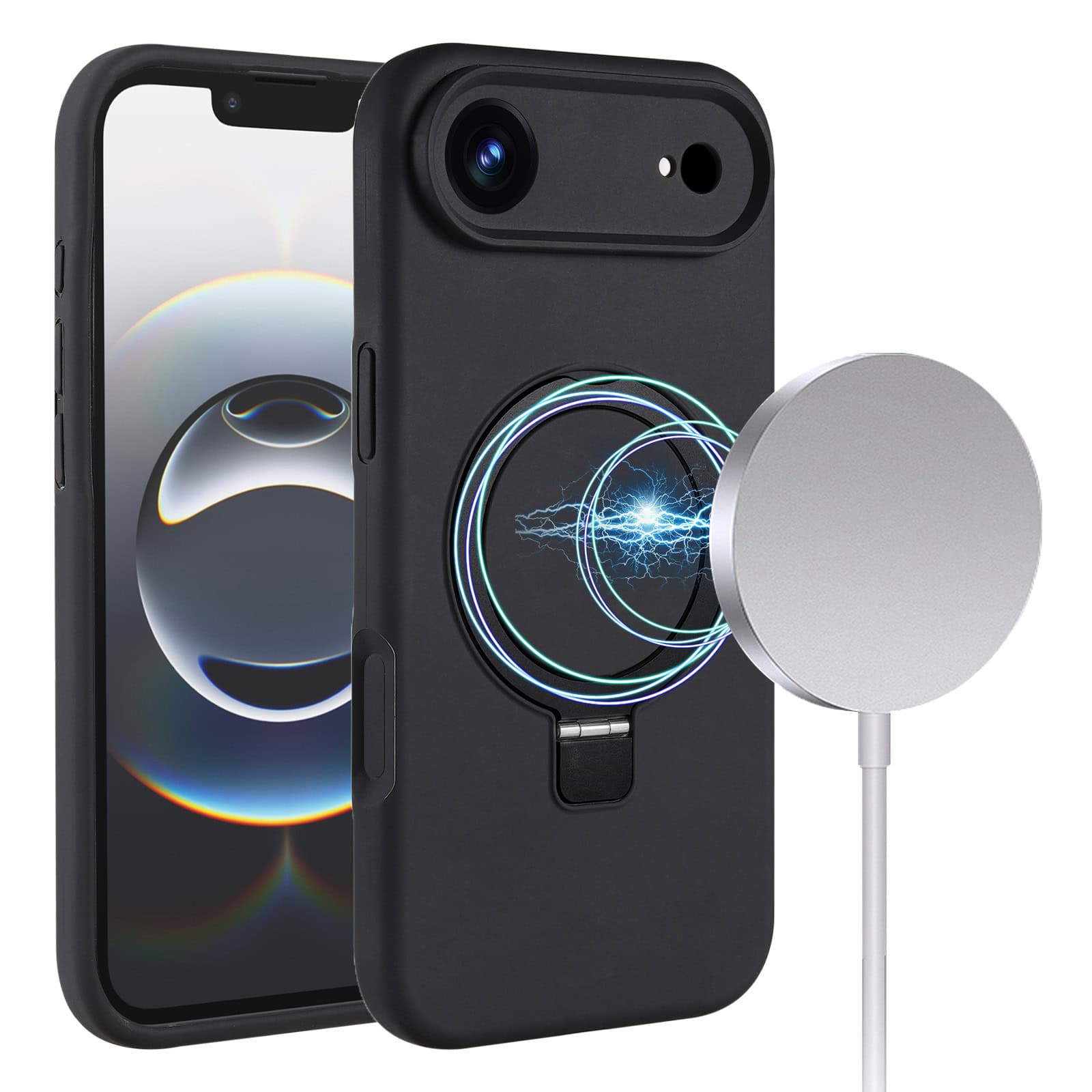 Solidenz MagSafe Kickstand iPhone Air Hoesje - Zwart