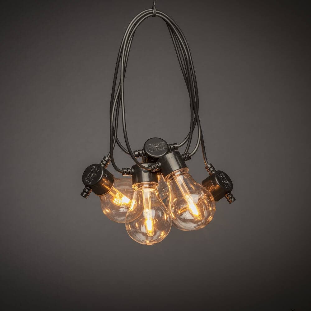 KonstSmide 14,5mPartylight lichtsnoer van 10xA60 lampen - 2391-800