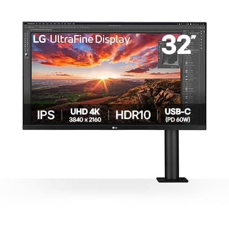 LG 32" Ergo UHD 4K IPS Monitor met USB-C - 32UN880K