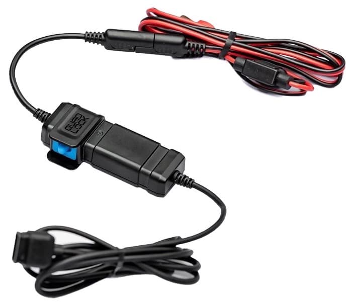 Waterbestendige 12V naar USB lader Quad Lock