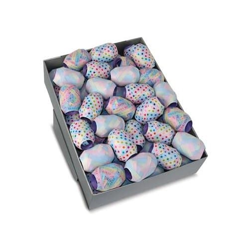 Prasent cadeaulint verjaardag pastel assorti