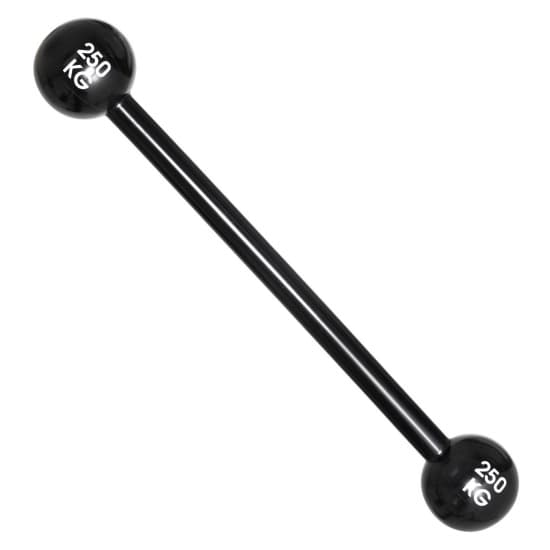 Opblaasbare gewichten halter - 120 cm - zwart - gewicht heffen