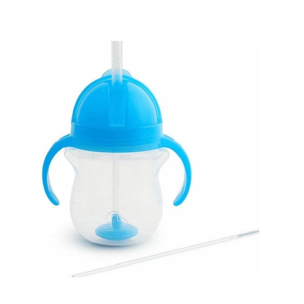 Drinkbeker Munchkin Click Lock Tip & Sip Straw Cup Blue