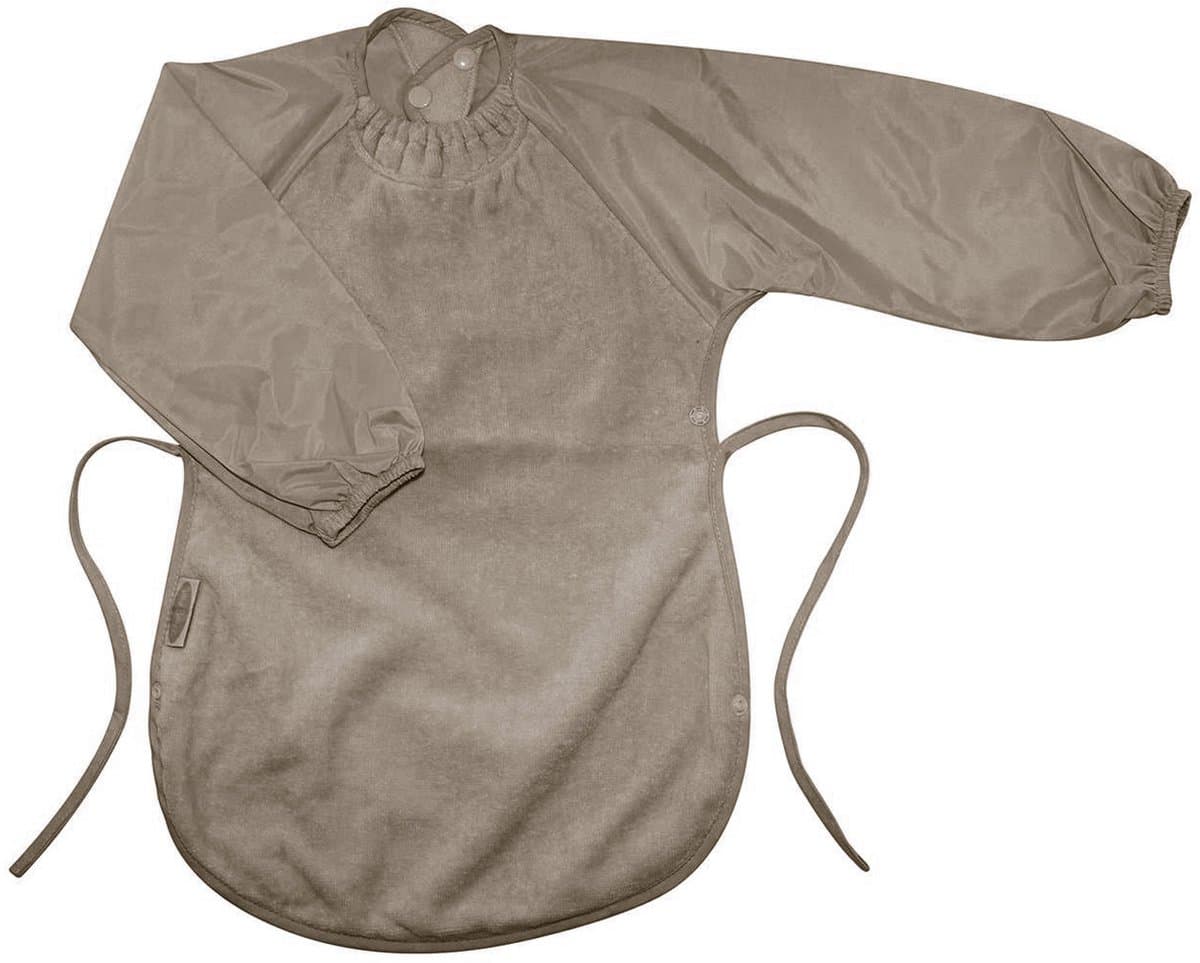 Slabber/Schort Silly Billyz Katoen Lange Mouw Taupe